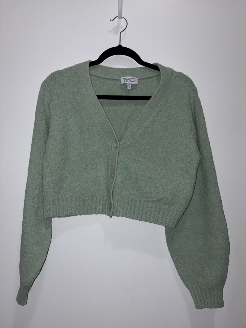 & Other Stories Cropped Boxy Knit Cardigan